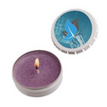 Silver Lilac Snap-Top Tin Soy Candle